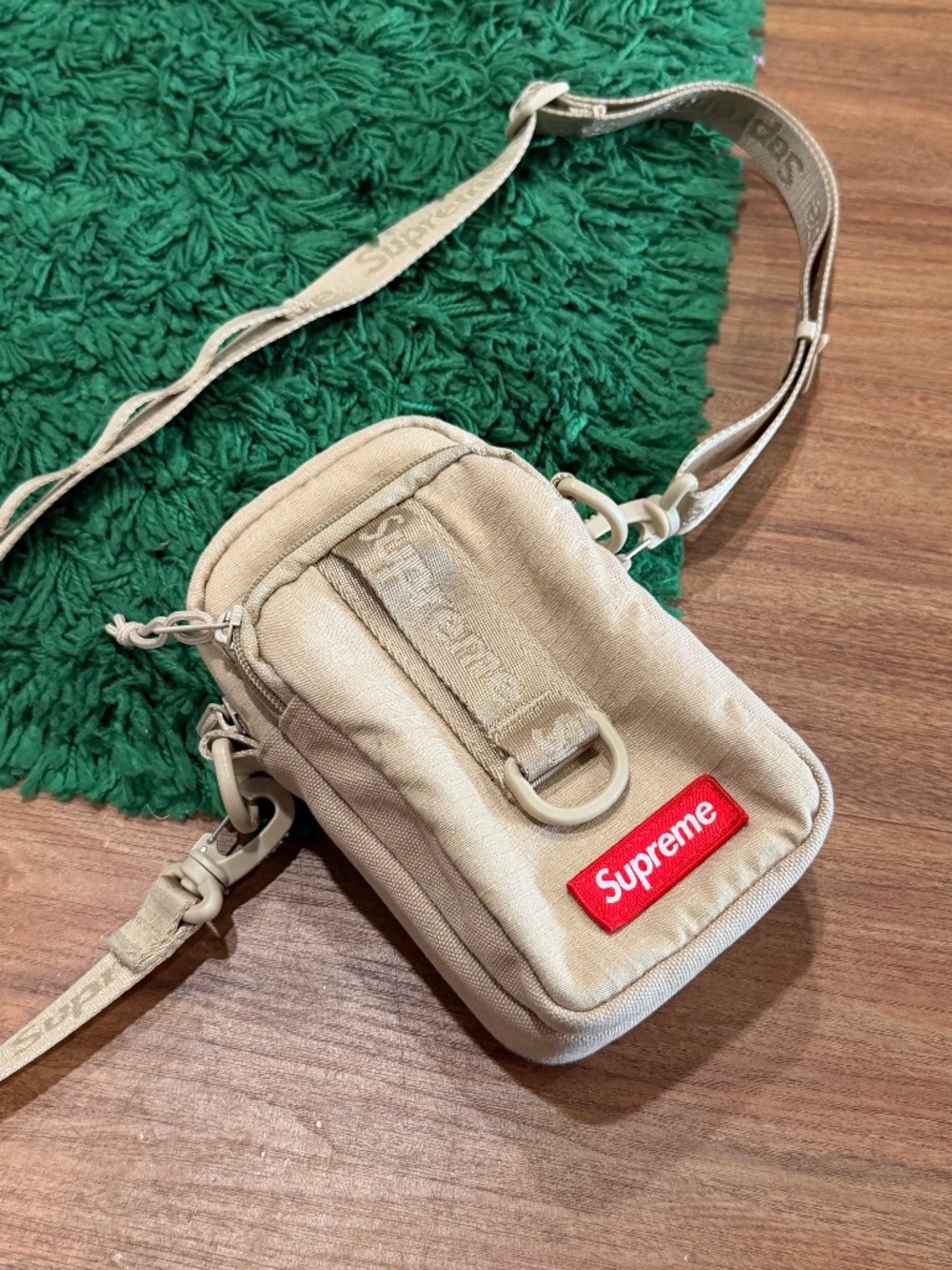 Supreme - Tan Cordura Utility Shoulder Bag - PreOwned